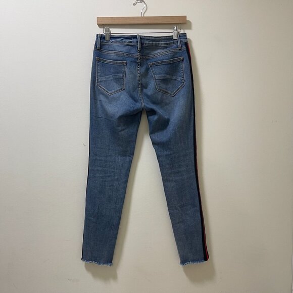 Driftwood High Rise Jackie Side Stripe Jeans sz 27 - Picture 11 of 15